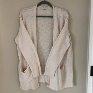 Madewell Cream Cardigan Size L
